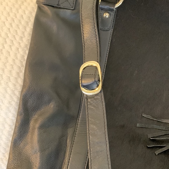 Michael Rome Designs Leather Tote Handbag - Picture 5 of 8